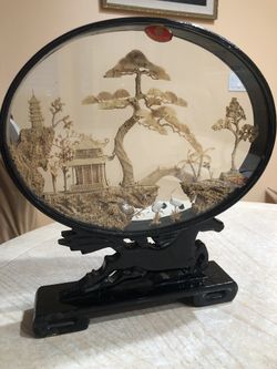 Chinese Art Decorated In Glass