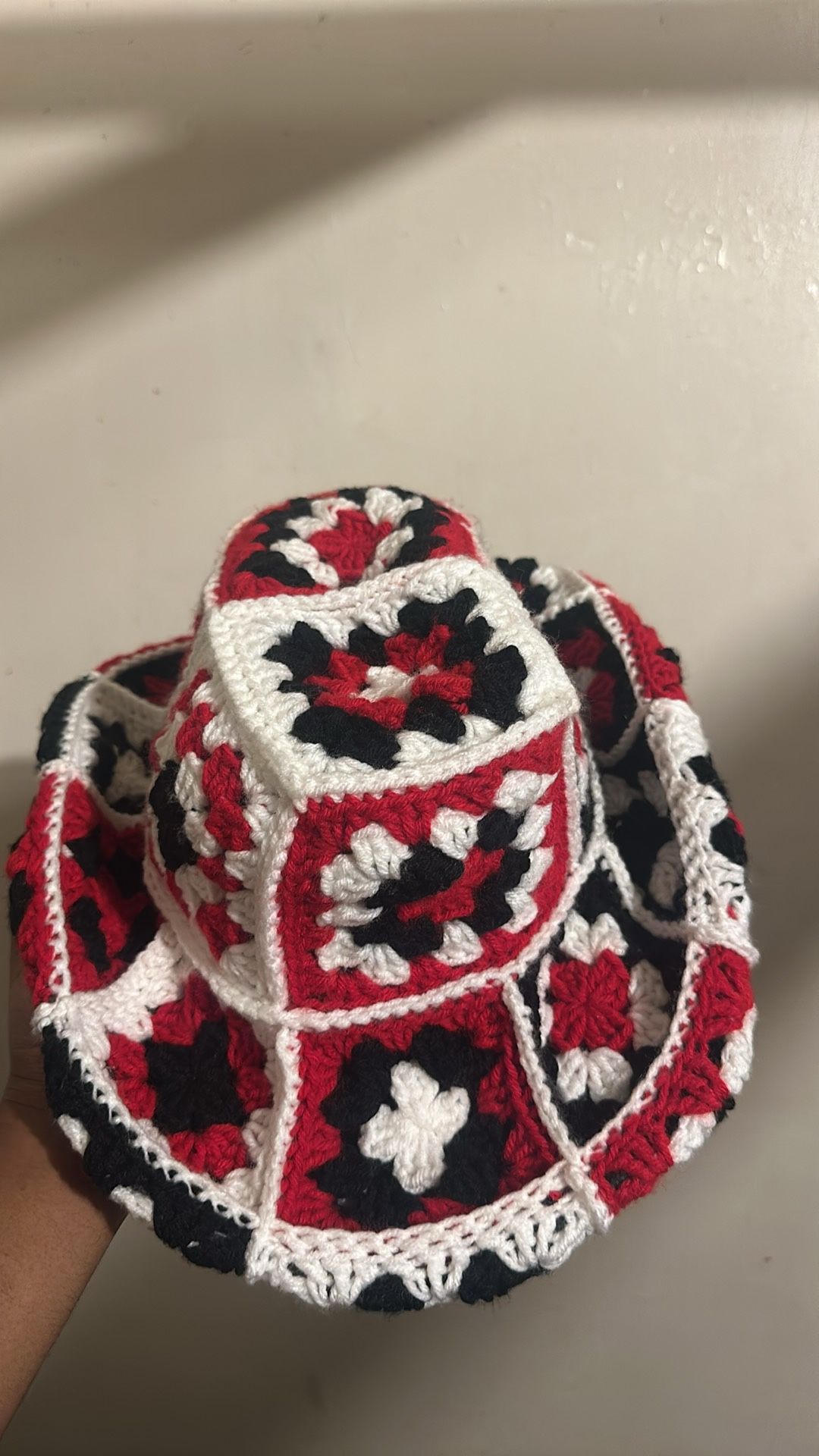 Granny Square Crochet Cowboy Hat