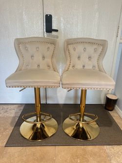 Swivel bar stools, $30 for two
