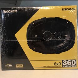 Kicker 6x9 Speakers Dsc Series 360 Watts Brand New 