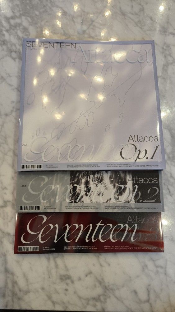 SEVENTEEN ALBUM ATTACCA OP.1, 2, & 3