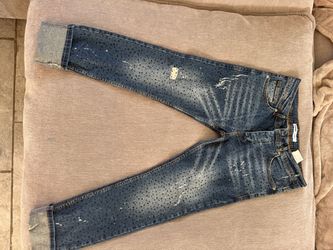 Women's Rhinestone Jeans Waist 31