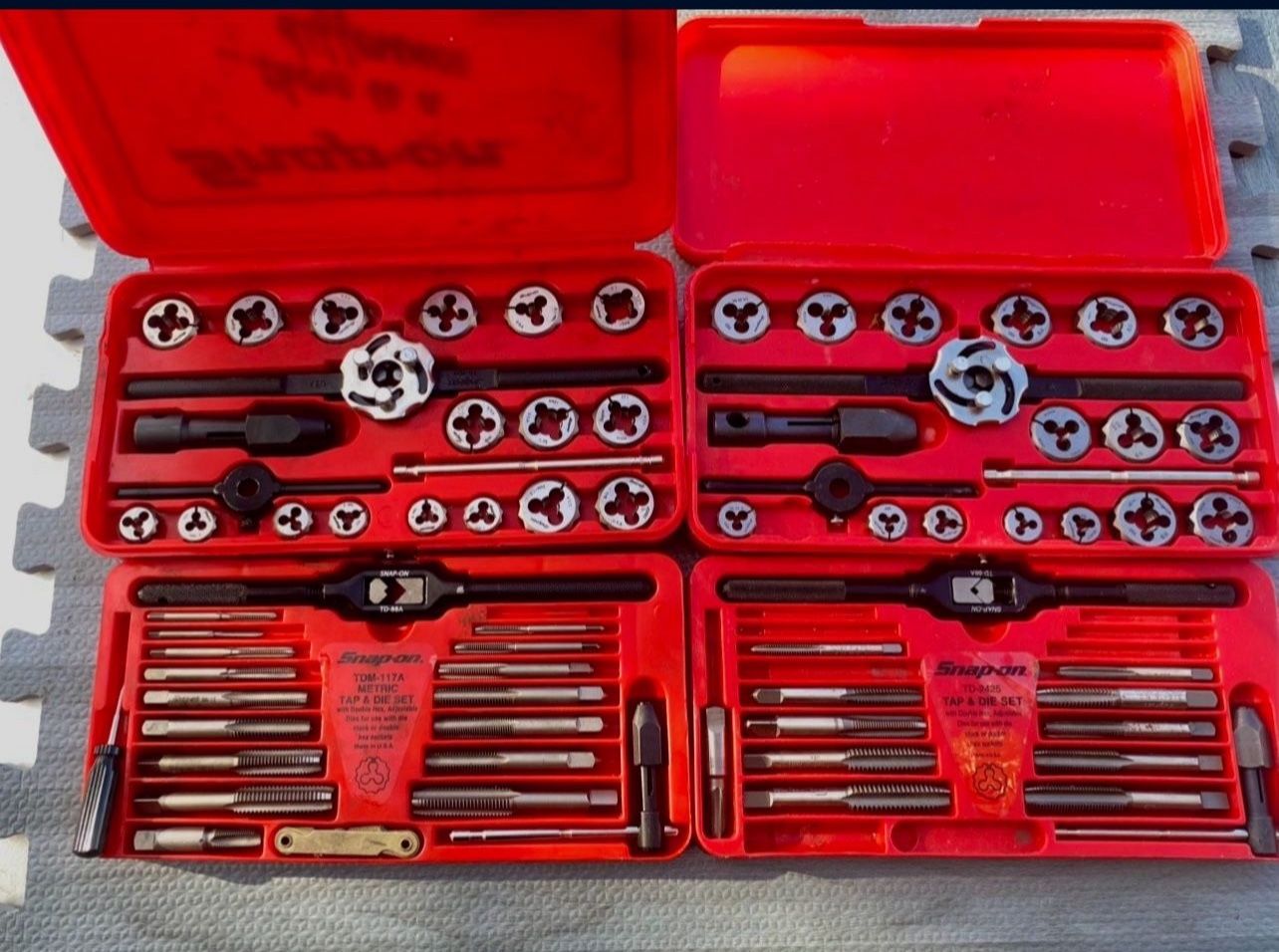 Snap On Tap And Die Set Sae And Metric