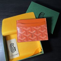Goyard Card Case “Orange”