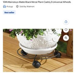 Black Plant Stand / Soporte de planta 