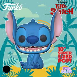 Funko Pop! Disney Lilo and Stitch - Stitch Super Sized 10 Vinyl Figure  #1046