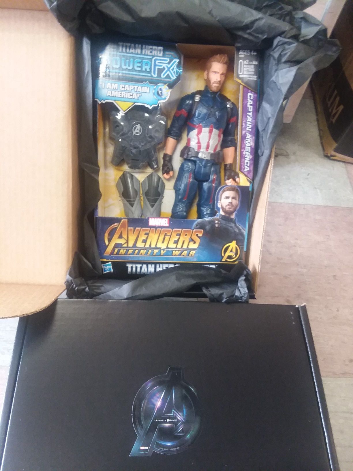 Avengers Captain America in the original box
