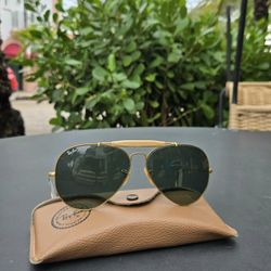 Ray‑Ban B&L Outdoorsman • 1988 USA • Gold • G‑15 Glass (62mm)
