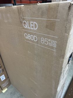 SAMSUNG 85-Inch Class QLED 4K Q80D Series Quantum HDR+ Smart TV w/Dolby Atmos, Object Tracking Sound Lite, Direct Full Array, Motion Xcelerator, Alexa