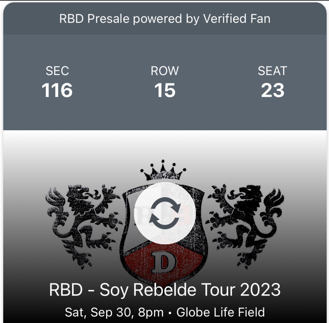 RBD tickets