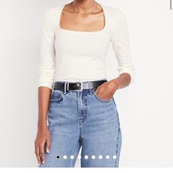 Old Navy: Long Sleeve Rib Knit Bodysuit 