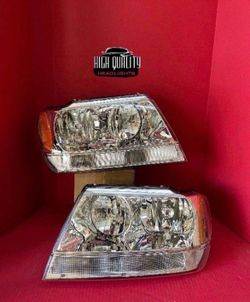 Jeep grand Cherokee 1999-2004 headlights