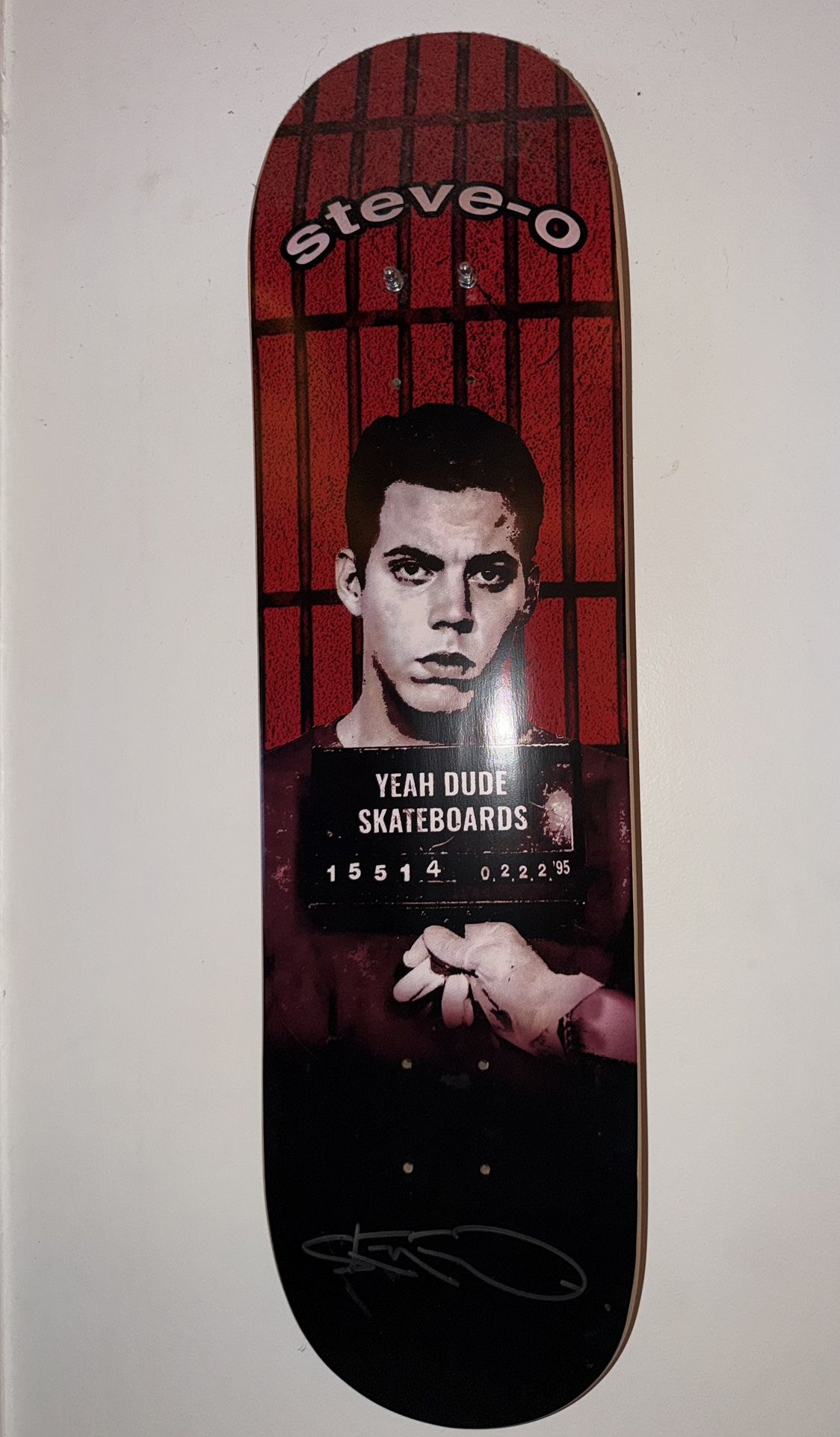 AUTHENTIC SIGNED STEVE O BOARD!!