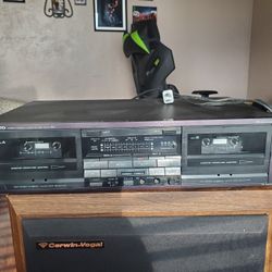 Onkyo TA-W450 Stereo Dual Cassette Tape Deck Player Recorder