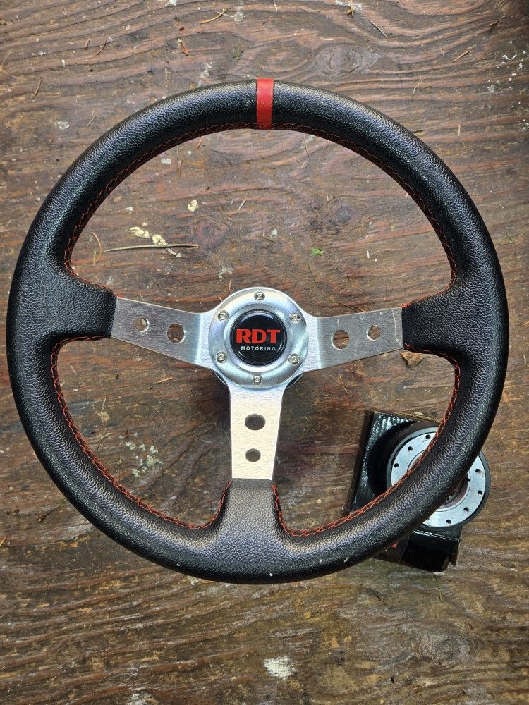97 Honda Civic RDT Steering Wheel, Quick Release, and Hub