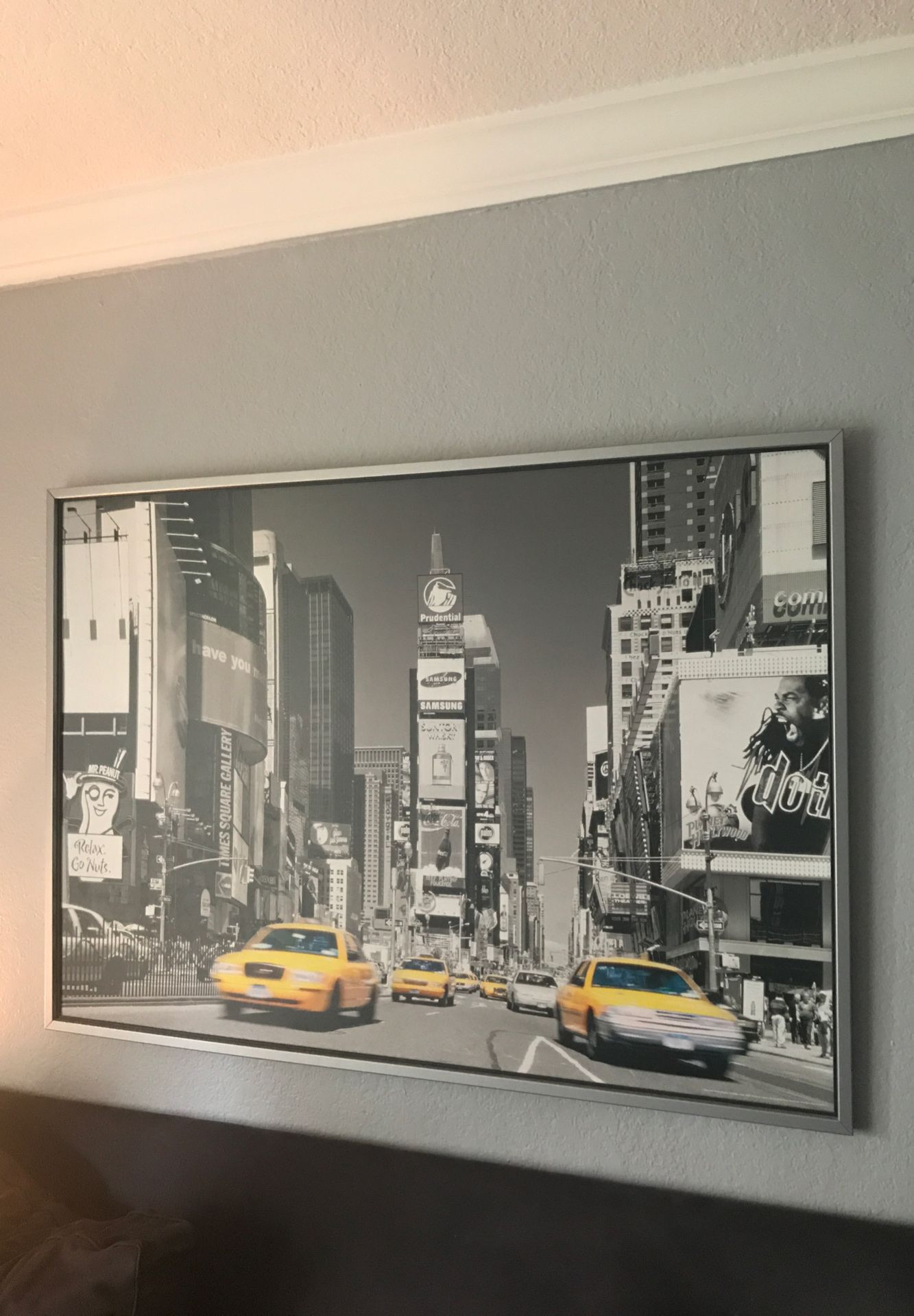 New York time square photography wall art