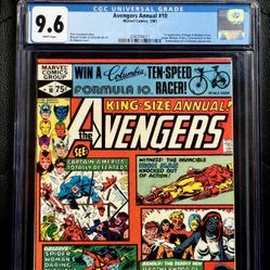 Avengers Annual #10 (1981) CGC 9.6-WHITE PAGES-1st Rogue Appearance-Chris Claremont-Marvel