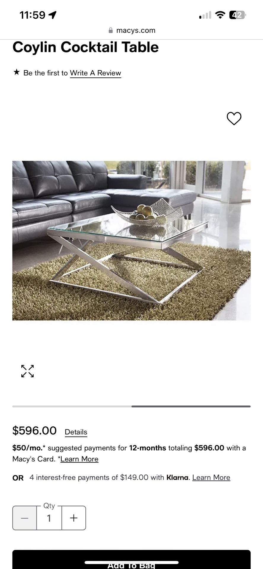 Coffee Table/Side table