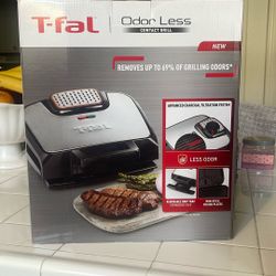 T-fal Contact Grill - Odor Less - New