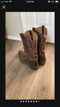 Double H Steel Toe Cowboy Boots