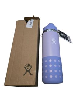Hydro Flask 591 ml Kids Wide Mouth Straw Cap And Boot 20 Oz In Wisteria