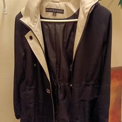 Fleet Street Coat/Jacket w/ Hood. Size PM