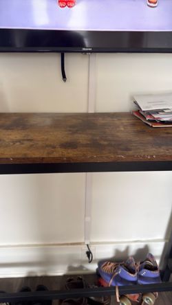 Brown high top table