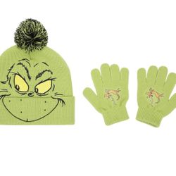 The Grinch Bennie With Glove Set 