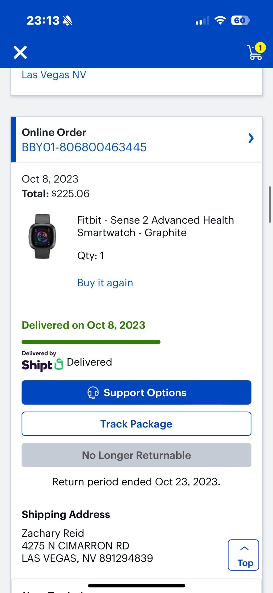 	Fitbit - Sense 2 Advanced Health Smartwatch - Graphite 