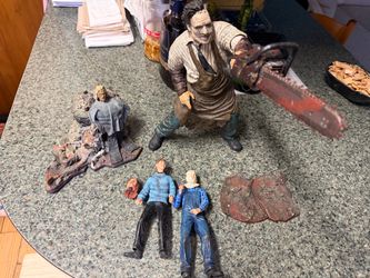 Horror movie figures.