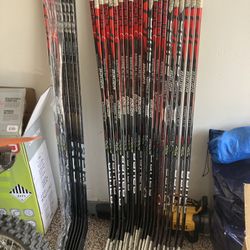 BAUER/ CCM Hockey sticks- take your pick : 200each taped /350 each new ones