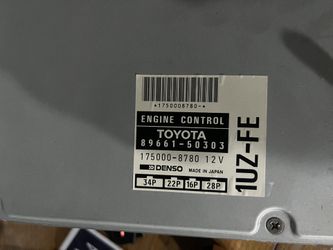 1996 Lexus Ls400 ECU