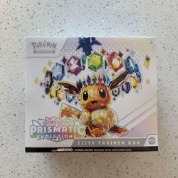 Pokémon Scarlet & Violet Prismatic Evolutions Elite Trainer Box