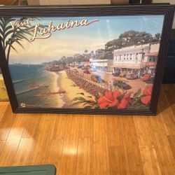 Wall Hanging Poster Of Lahaina Hawaii