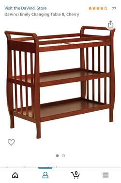 Real Wood Baby Changing Station