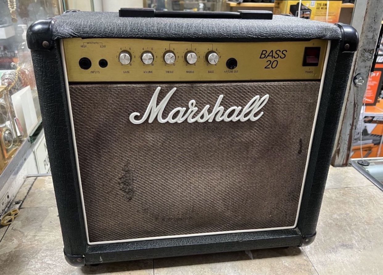 Marshall Bass 20 Model 5502 Vintage 1980’s Bass Amp