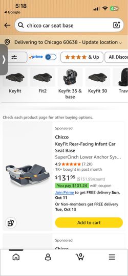 Chicago 360 fit car seat base