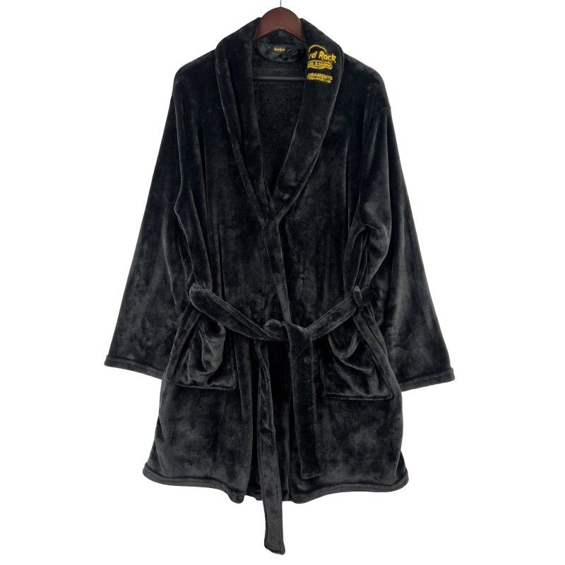 Hard Rock Hotel & Casino Robe One Size Fits Most Luxury Velvet Sacramento
