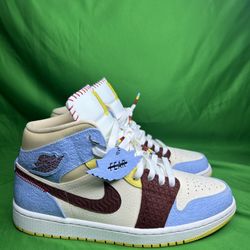 Air Jordan 1 Mid SE Maison Chateau Rouge  'Fearless'