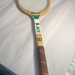 Wilson Ace Series Tennis Racket Vintage 4 5/8