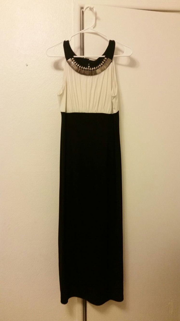 White and Black dress