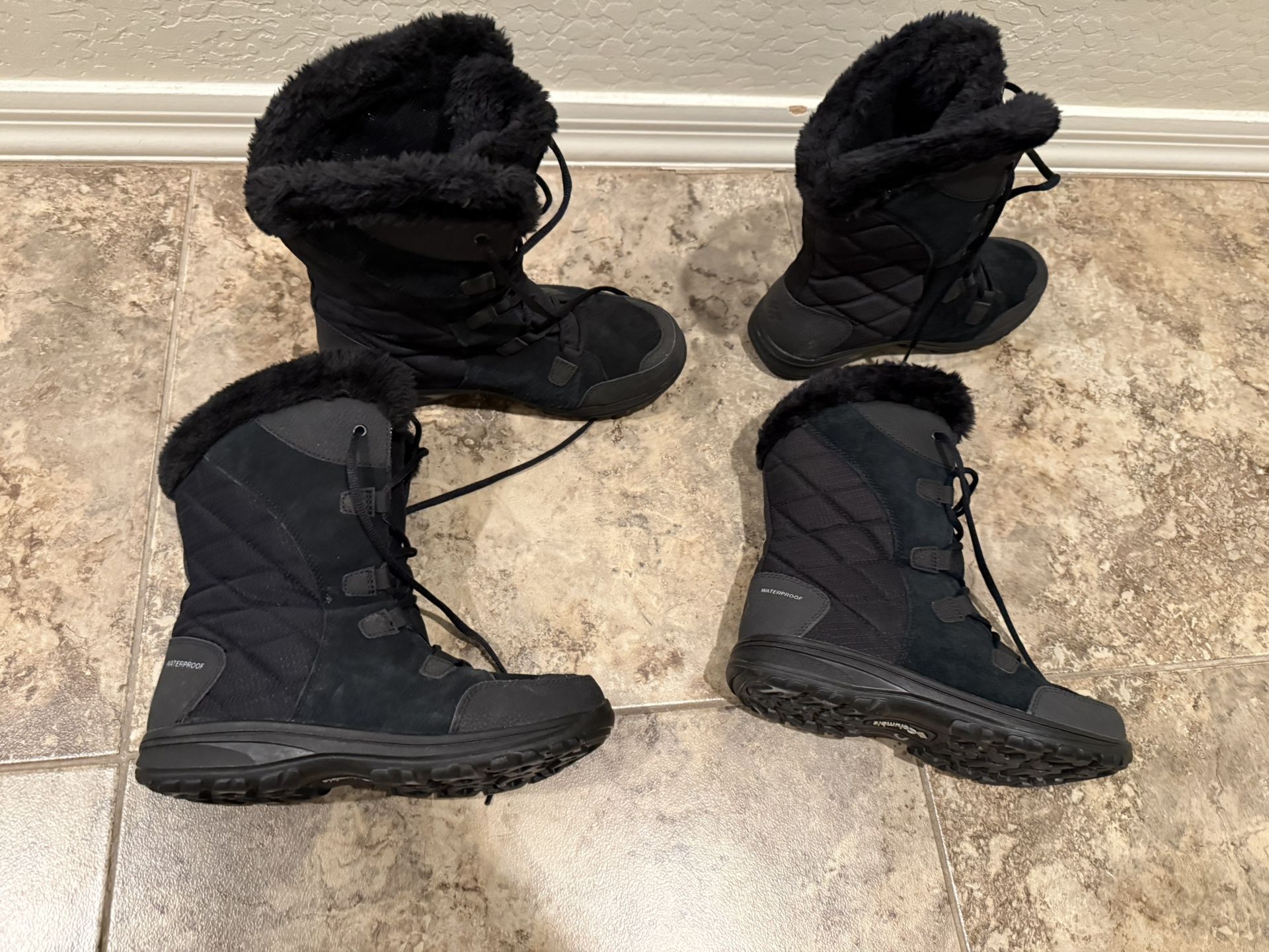 WOMENS COLUMBIA ..SIZE 9- 7.5…EACH 30