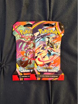 2x Pokémon Chaos Rising Booster Packs
