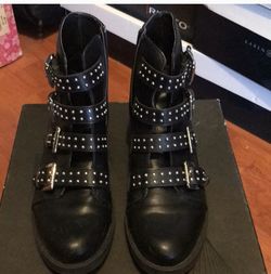 Studded boots 6.5