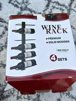 Wine Rack Wall Mounted, 12 Bottles Vertical Wine Bottle Rack Wall Mounted,Solid Wood Wine Racks for Wall,Wall Hanging Wine Racks for Wine Bottles, Cor