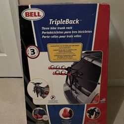 New BELL TRIPLE BACK Three Place Bicycle Bike Rack 