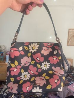 Kate spade floral bucket purse