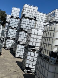 IBC WATER CONTAINERS 330 Gallons. 275 Gallons.  Caged Tanks