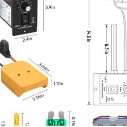 20V Battery Adapter with Motor Speed Controller Kit