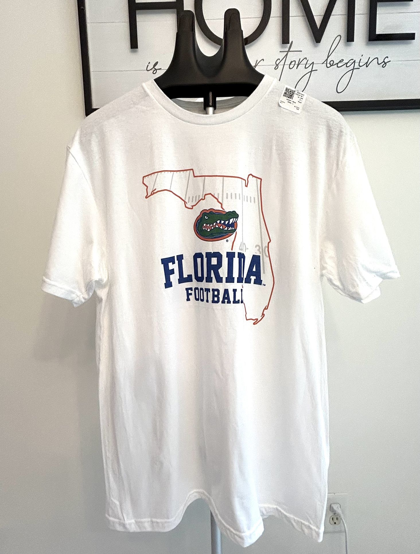 NWT Florida Gators State Field T-Shirt - White- Men's Large Short Sleeve Tee